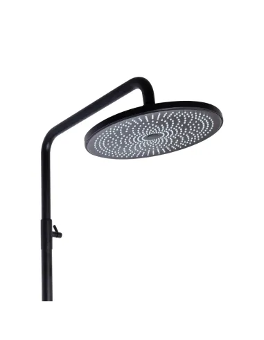 Душова система з виливом Qtap Slavonice QTSLA111BLM45906 Black Matt