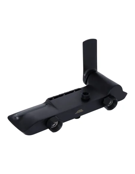 Душова система з виливом Qtap Slavonice QTSLA111BLM45906 Black Matt