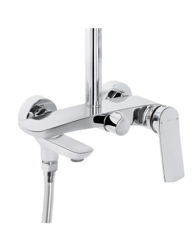 Душевая система c изливом Qtap Slavonice QTSLA111CRM45909 Chrome