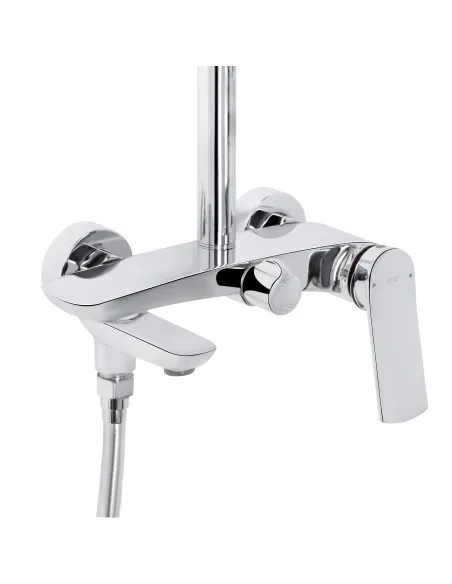 Душова система з виливом Qtap Slavonice QTSLA111CRM45909 Chrome