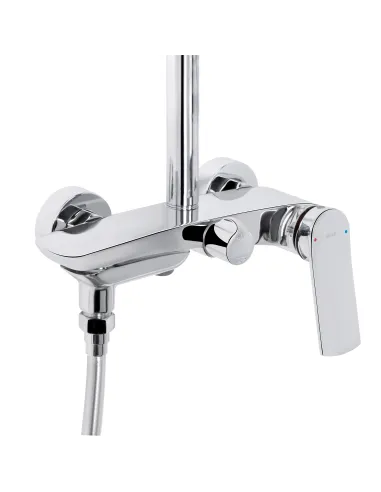 Душевая система c изливом Qtap Slavonice QTSLA111CRM45909 Chrome