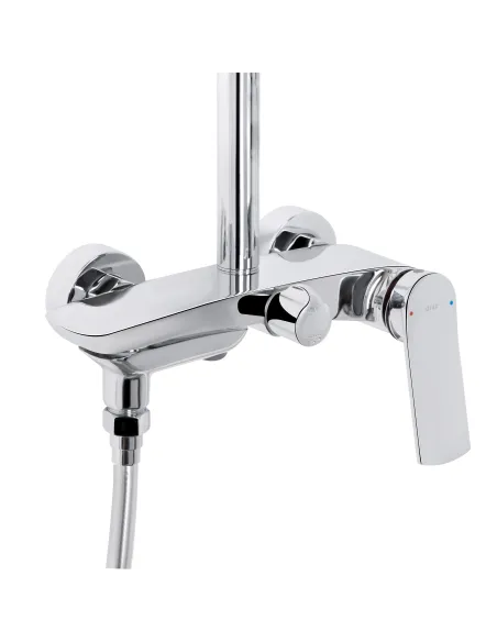 Душевая система c изливом Qtap Slavonice QTSLA111CRM45909 Chrome