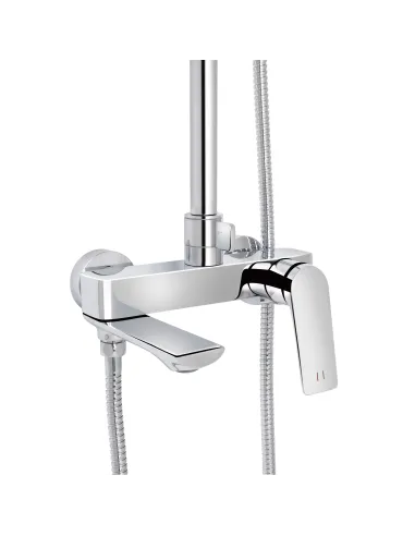 Душевая система c изливом Qtap Vlasta New QTVLA111CRM45650 Chrome