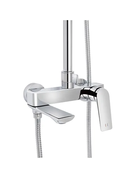 Душевая система c изливом Qtap Vlasta New QTVLA111CRM45650 Chrome