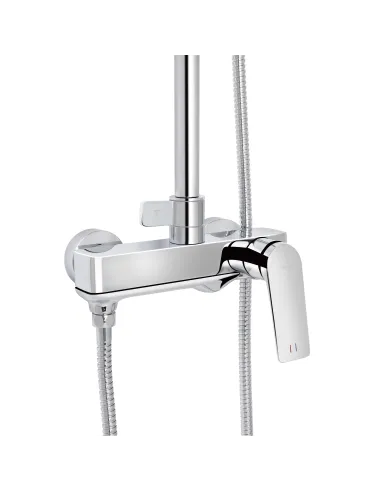 Душевая система c изливом Qtap Vlasta New QTVLA111CRM45650 Chrome