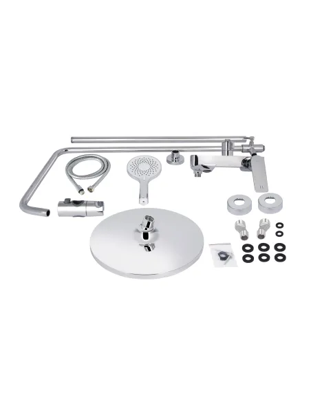 Душевая система c изливом Qtap Vlasta New QTVLA111CRM45650 Chrome