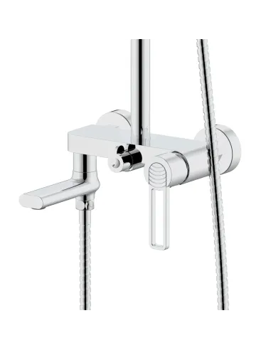 Душова система з виливом Qtap Taurus QTTAU111CRM45665 Chrome