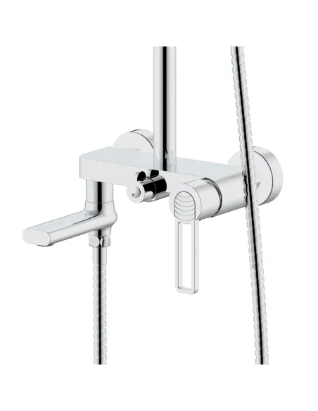 Душова система з виливом Qtap Taurus QTTAU111CRM45665 Chrome
