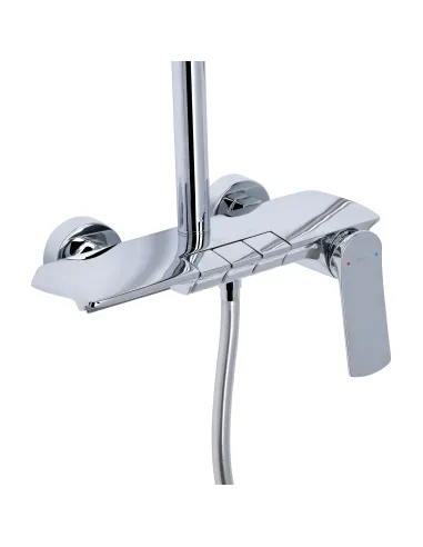 Душова система з виливом Qtap Slavonice QTSLA111CRM45904 Chrome