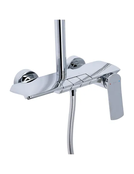 Душова система з виливом Qtap Slavonice QTSLA111CRM45904 Chrome