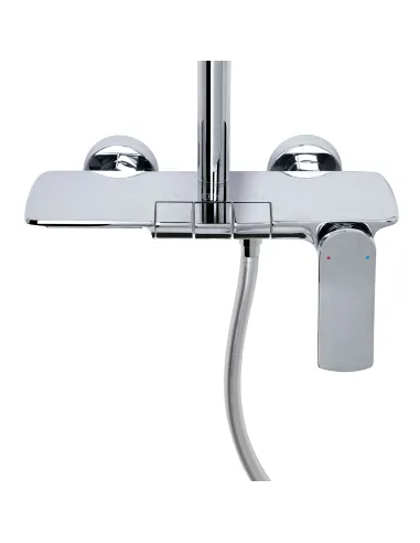 Душова система з виливом Qtap Slavonice QTSLA111CRM45904 Chrome