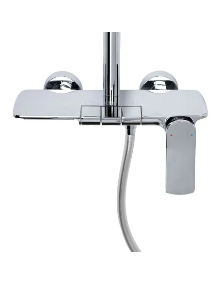 Душова система з виливом Qtap Slavonice QTSLA111CRM45904 Chrome