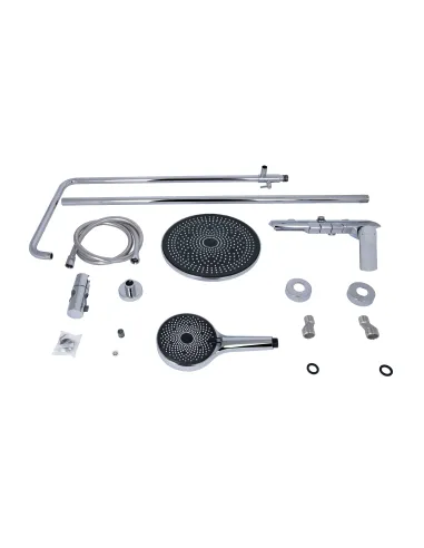 Душова система з виливом Qtap Slavonice QTSLA111CRM45904 Chrome