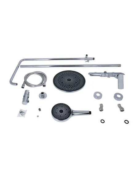 Душова система з виливом Qtap Slavonice QTSLA111CRM45904 Chrome