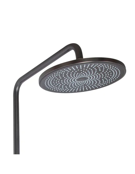 Душова система із змішувачем Qtap Slavonice QTSLA110GMB45913 Gunmetal Black PVD