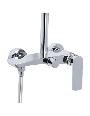 Душова система із змішувачем Qtap Slavonice QTSLA110CRM45912 Chrome