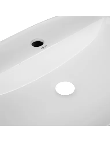 Накладная раковина Q-Тap Scorpio QT0411K177W White, 610x400x120 мм