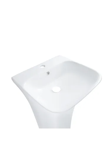 Напольная раковина Q-Тap Crow QT0511G315WN White, 450x435x835 мм