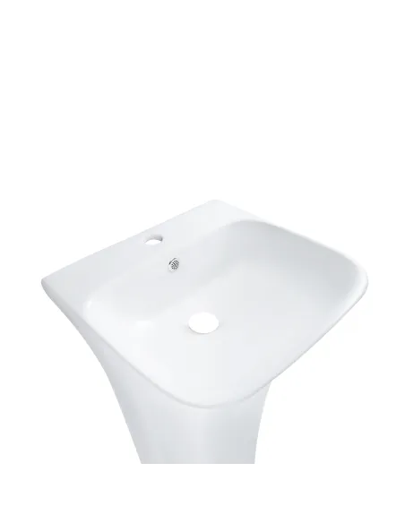 Напольная раковина Q-Тap Crow QT0511G315WN White, 450x435x835 мм