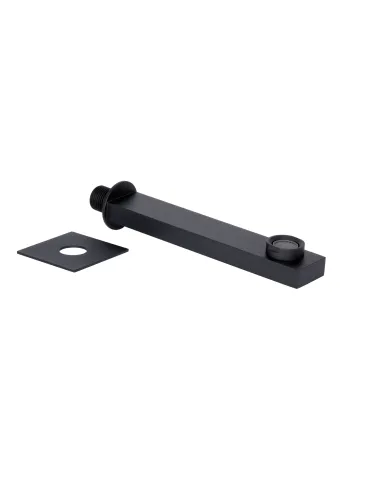 Излив для смесителя скрытого монтажа Qtap Vytok QTVYT246BLM45933 Black Matt, прямоугольный, 180 мм