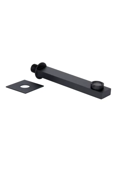 Излив для смесителя скрытого монтажа Qtap Vytok QTVYT246BLM45933 Black Matt, прямоугольный, 180 мм