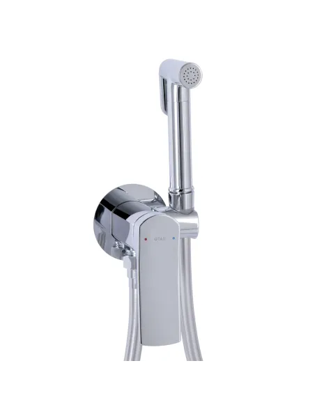 Набор для гигиенического душа со смесителем Q-Тap Slavonice QTSLA262CRM45915 Chrome