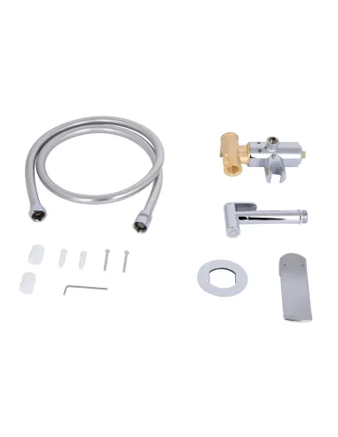 Набор для гигиенического душа со смесителем Q-Тap Slavonice QTSLA262CRM45915 Chrome