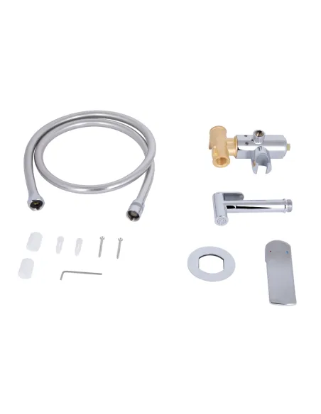 Набір для гігієнічного душу із змішувачем Q-Tap Slavonice QTSLA262CRM45915 Chrome