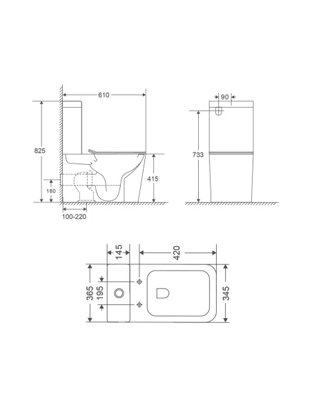 Унитаз безободковый компакт Q-Тap Tern Ultra Quiet QT17222175AUQ1W White, с сиденьем Soft-Close 