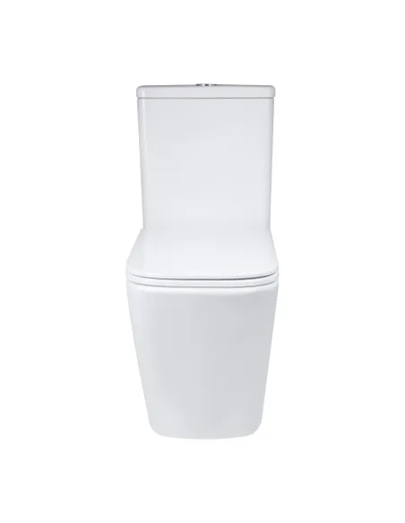  Унітаз безободковий компактний Q-Tap Tern Ultra Quiet QT17222175AUQ1W White, з сидінням Soft-Close