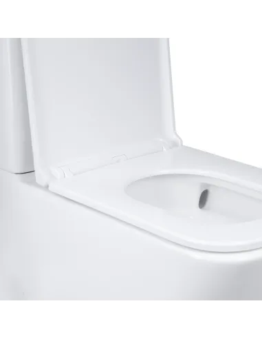  Унітаз безободковий компактний Q-Tap Tern Ultra Quiet QT17222175AUQ1W White, з сидінням Soft-Close