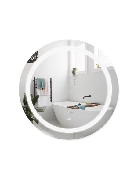 Дзеркало для ванної кімнати Lidz Aria LD78LR600, з LED-підсвічуванням, з антизапітнінням