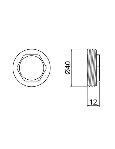 Гайка для смесителя Lidz Repair D-40 LDREP4034771