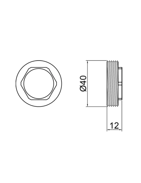Гайка для смесителя Lidz Repair D-40 LDREP4034771