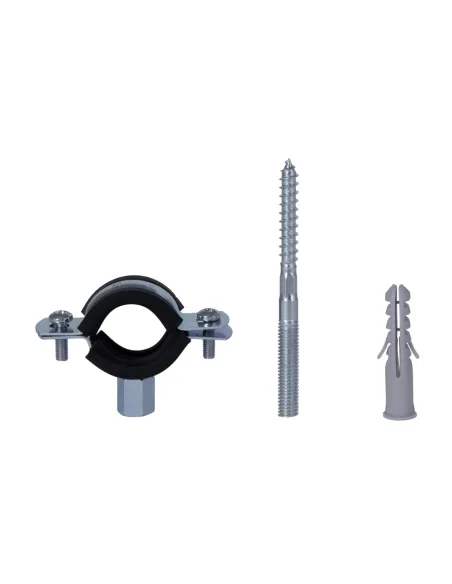 Хомут для труби 26 - 30 мм Thermo Alliance Standart SD10020B у зборі з гайкою та дюбелем