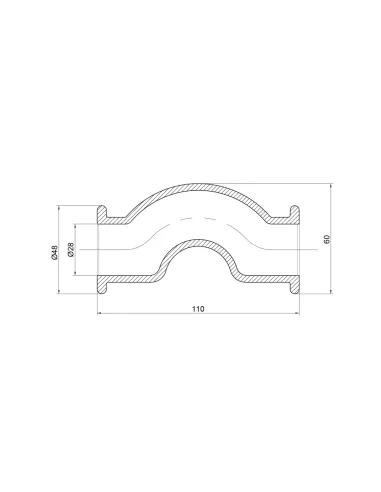 Обвід для поліпропіленових труб Thermo Alliance 32 мм