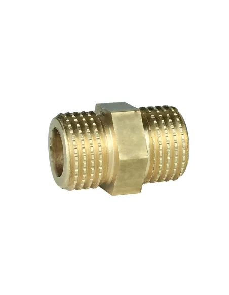 Ниппель латунный SD Plus SD40766 НР 1 1/4 х 1 1/4 дюйма