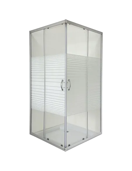 Душова кабіна без піддону Bravo Odra N90TS Line, квадратна