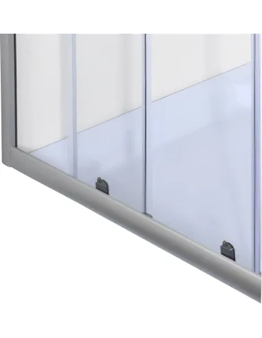 Душова кабіна без піддону Bravo Odra N90TS Line, квадратна