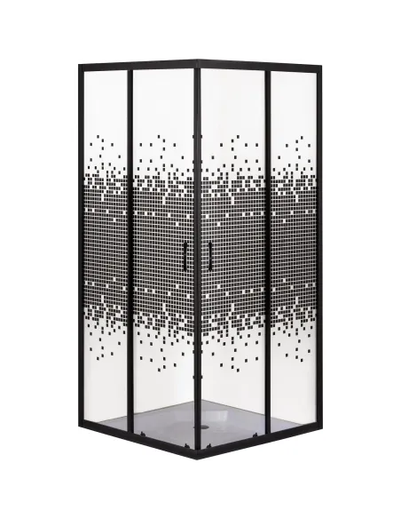 Душевая кабина без поддона Bravo Odra N90TB Mosaic, квадратная