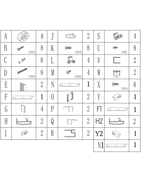 Душова кабіна без піддону Bravo Notec N120FS, прямокутна