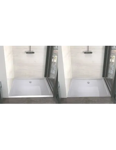 Низький душовий піддон Bravo Wkra SS120I, прямокутний