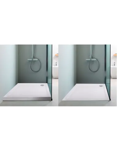 Низкий душевой поддон Bravo Bobr SS80I, квадратный