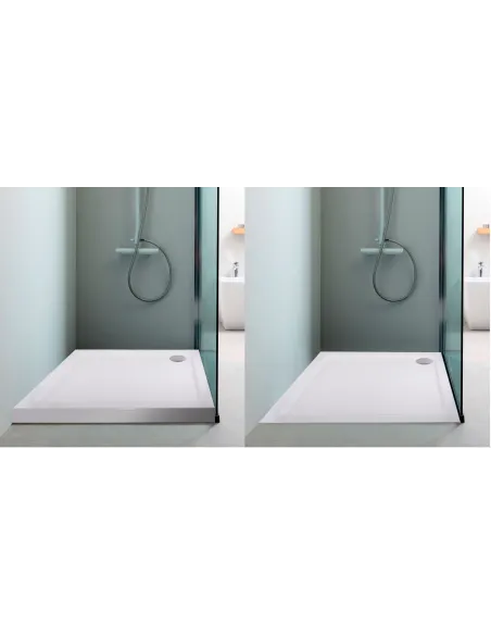 Низький душовий піддон Bravo Bobr SS90I, квадратний