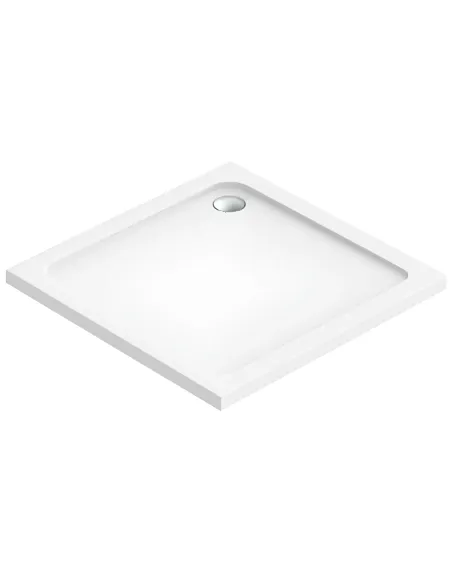 Низький душовий піддон Bravo Bobr SS100I, квадратний