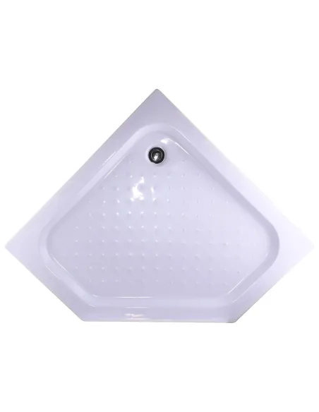 Низький душовий піддон Bravo Wieprz PL90F, п`ятикутний