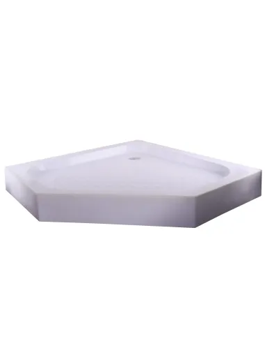 Низкий душевой поддон Bravo Wieprz PL90F, пятиугольный