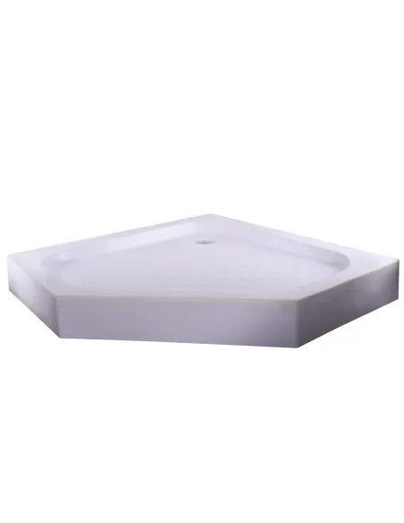 Низкий душевой поддон Bravo Wieprz PL90F, пятиугольный