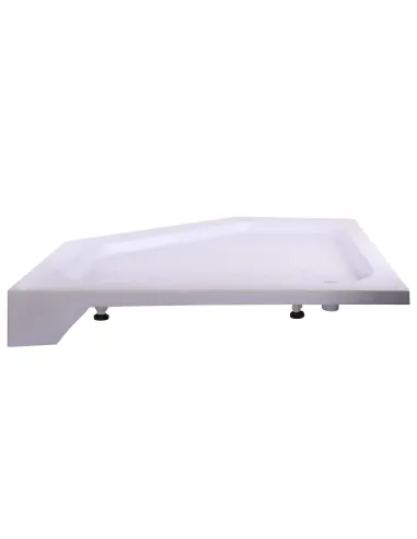 Низкий душевой поддон Bravo Wieprz PL90F, пятиугольный