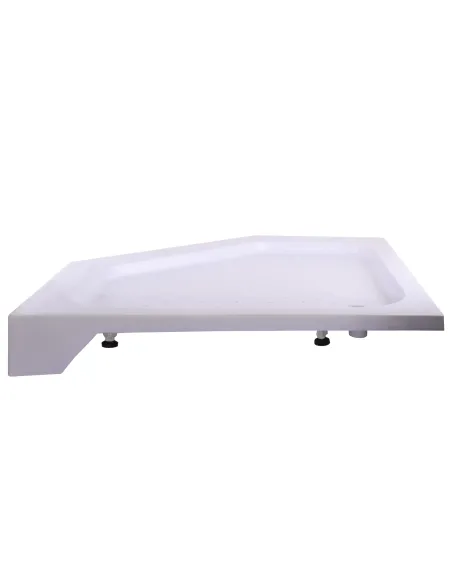 Низький душовий піддон Bravo Wieprz PL90F, п`ятикутний